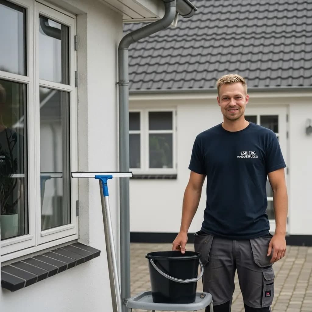 Vinduespudsning i 6700 Esbjerg – vinduespudser ved bolig